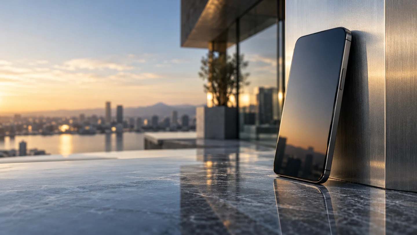 Smartphone business tra materiali e architettura contemporanea